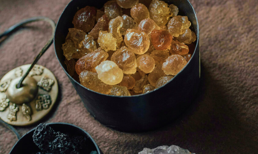 a cup full of crystals made for meditation